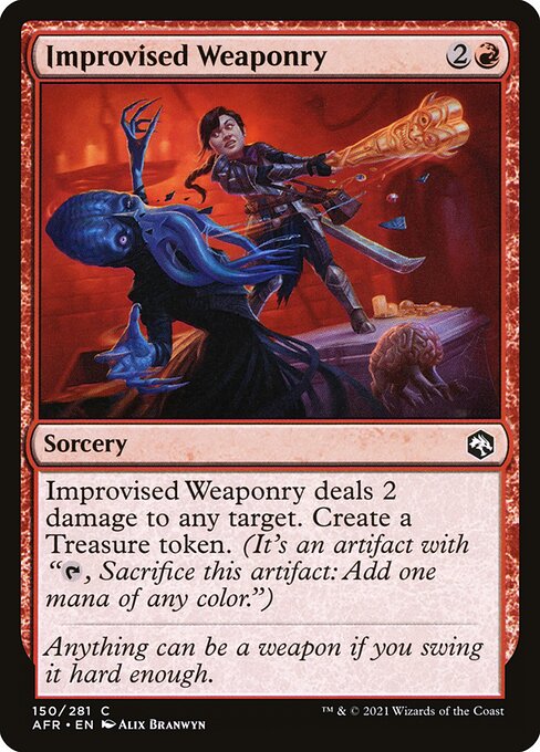 Magic the Gathering Card - Improvised Weaponry - MTG Circle