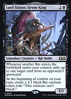 Magic the Gathering Card - Lord Skitter, Sewer King - MTG Circle