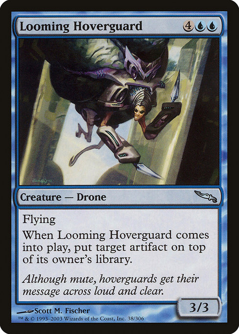 Magic the Gathering Card - Looming Hoverguard - MTG Circle