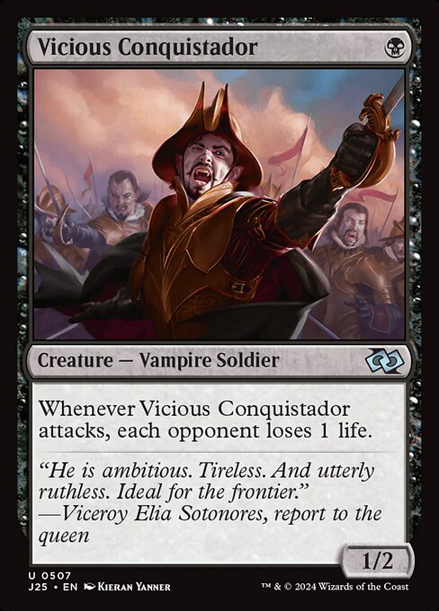 Magic the Gathering Card - Vicious Conquistador - MTG Circle