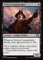 Magic the Gathering Card - Vicious Conquistador - MTG Circle