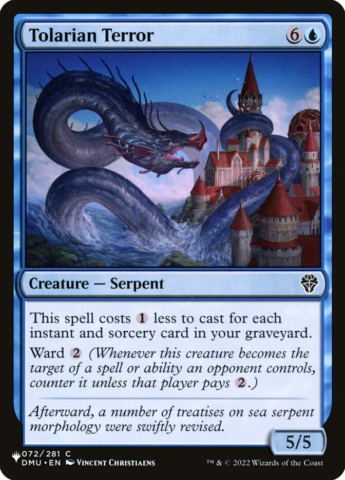 Magic the Gathering Card - Tolarian Terror - MTG Circle