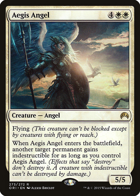 Magic the Gathering Card - Aegis Angel - MTG Circle
