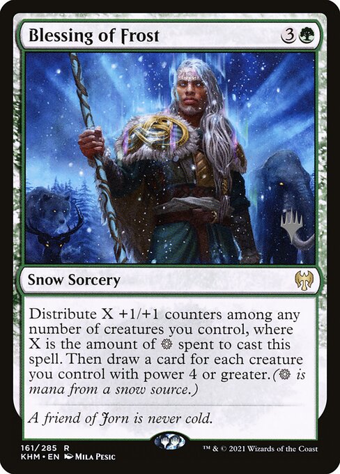 Magic the Gathering Card - Blessing of Frost - MTG Circle