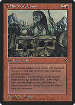 Magic the Gathering Card - Goblin War Drums - MTG Circle