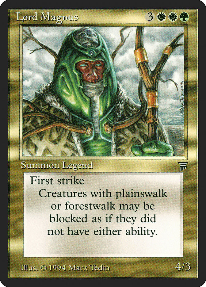 Magic the Gathering Card - Lord Magnus - MTG Circle