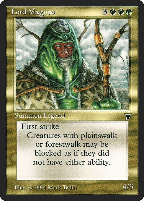 Magic the Gathering Card - Lord Magnus - MTG Circle