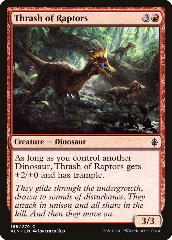 Magic the Gathering Card - Thrash of Raptors - MTG Circle
