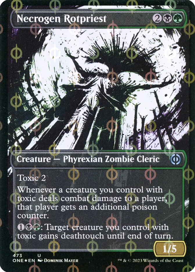 Magic the Gathering Card - Necrogen Rotpriest - MTG Circle