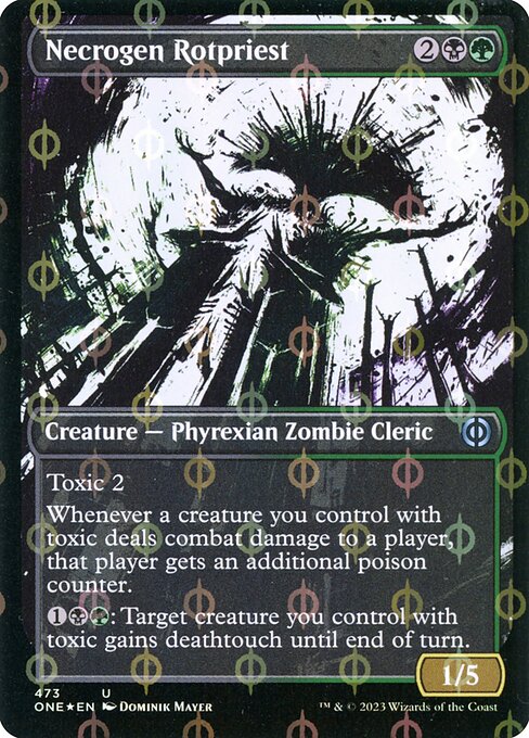 Magic the Gathering Card - Necrogen Rotpriest - MTG Circle