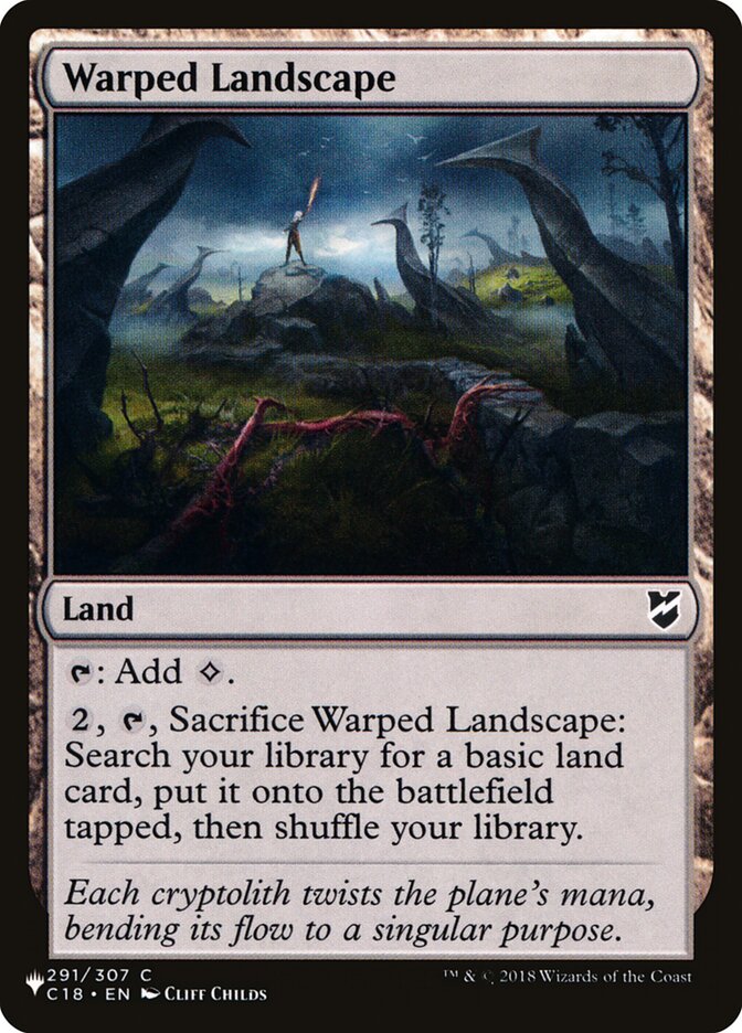 Magic the Gathering Card - Warped Landscape - MTG Circle