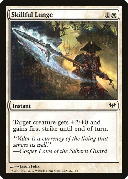 Magic the Gathering Card - Skillful Lunge - MTG Circle