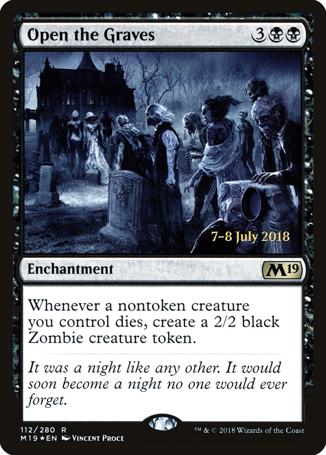 Magic the Gathering Card - Open the Graves - MTG Circle