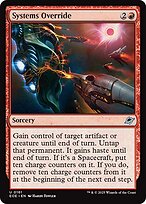 Magic the Gathering Card - Systems Override - MTG Circle