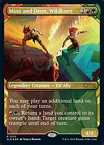 Magic the Gathering Card - Mina and Denn, Wildborn - MTG Circle