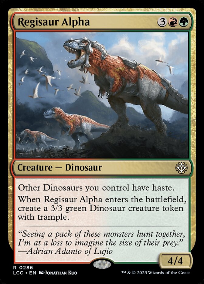 Magic the Gathering Card - Regisaur Alpha - MTG Circle