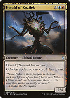 Magic the Gathering Card - Herald of Kozilek - MTG Circle