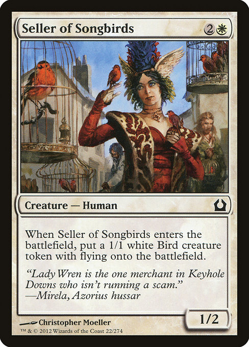 Magic the Gathering Card - Seller of Songbirds - MTG Circle