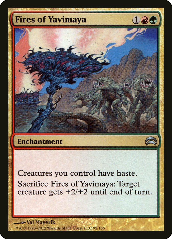 Magic the Gathering Card - Fires of Yavimaya - MTG Circle