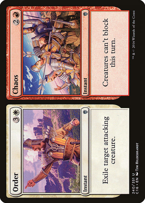 Magic the Gathering Card - Order // Chaos - MTG Circle