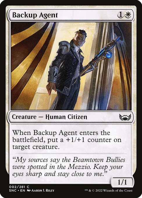 Magic the Gathering Card - Backup Agent - MTG Circle