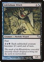 Magic the Gathering Card - Inkfathom Witch - MTG Circle