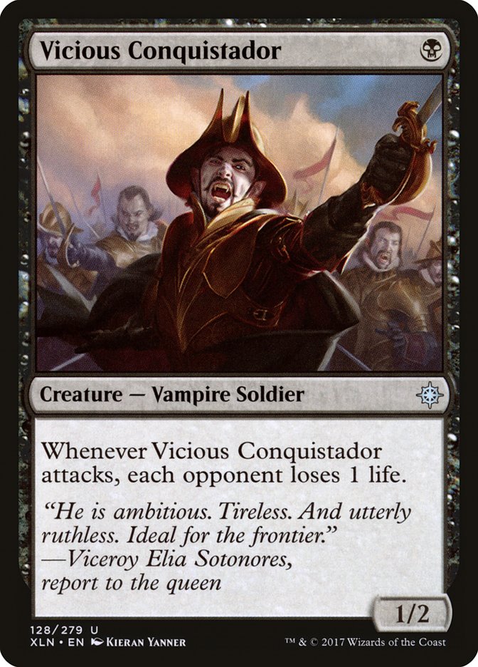 Magic the Gathering Card - Vicious Conquistador - MTG Circle