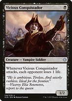 Magic the Gathering Card - Vicious Conquistador - MTG Circle