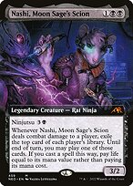 Magic the Gathering Card - Nashi, Moon Sage's Scion - MTG Circle