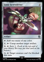 Magic the Gathering Card - Sonic Screwdriver - MTG Circle