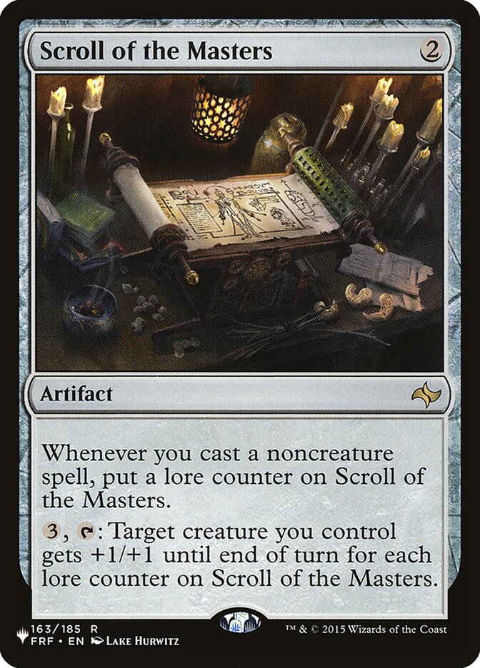 Magic the Gathering Card - Scroll of the Masters - MTG Circle