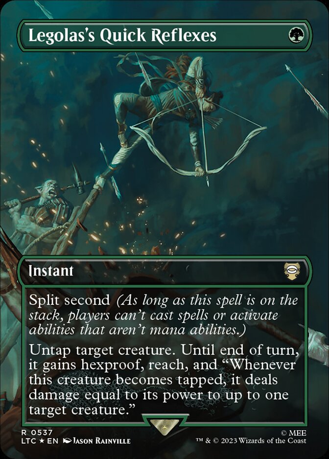 Magic the Gathering Card - Legolas's Quick Reflexes - MTG Circle