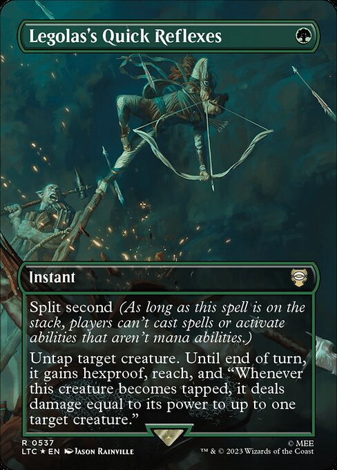 Magic the Gathering Card - Legolas's Quick Reflexes - MTG Circle