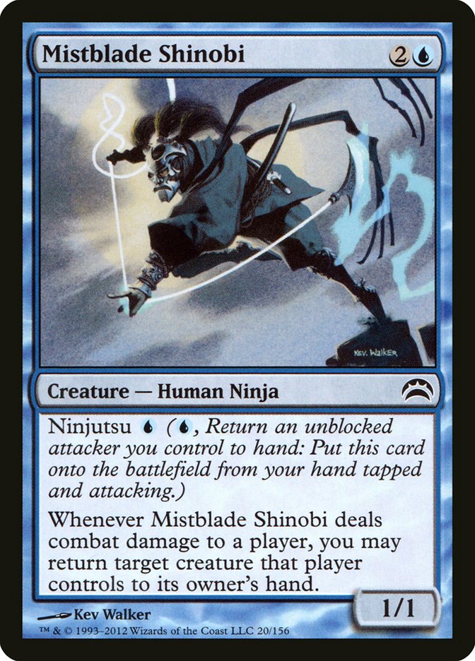 Magic the Gathering Card - Mistblade Shinobi - MTG Circle