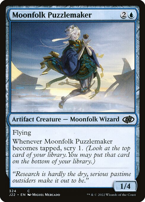 Magic the Gathering Card - Moonfolk Puzzlemaker - MTG Circle