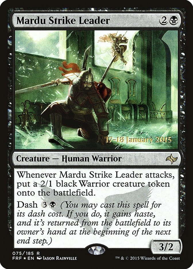 Magic the Gathering Card - Mardu Strike Leader - MTG Circle