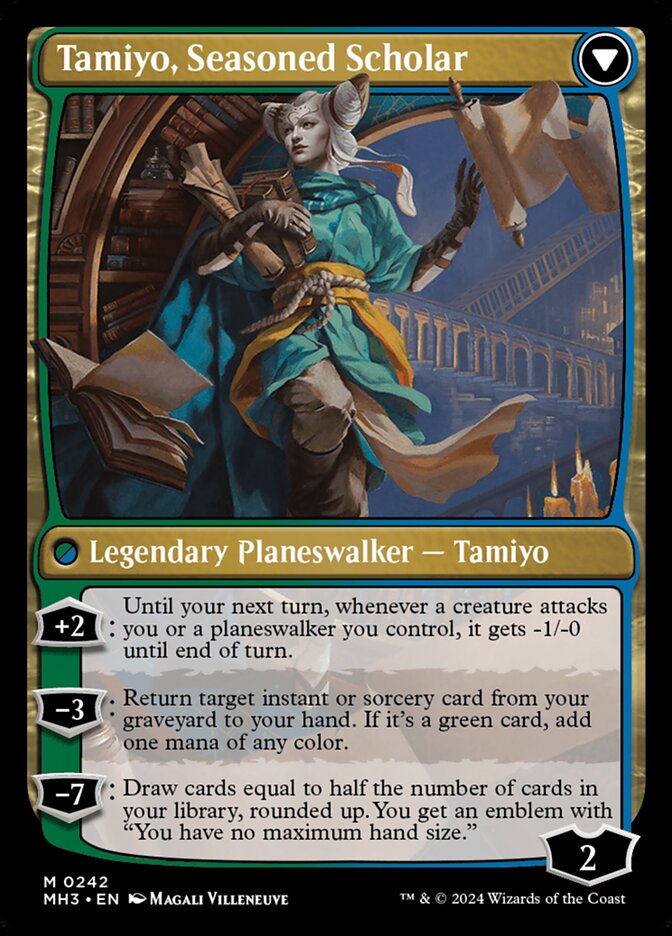 Magic the Gathering Card - Tamiyo, Seasoned Scholar - MTG Circle