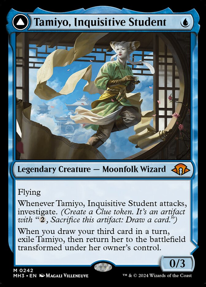 Magic the Gathering Card - Tamiyo, Inquisitive Student - MTG Circle