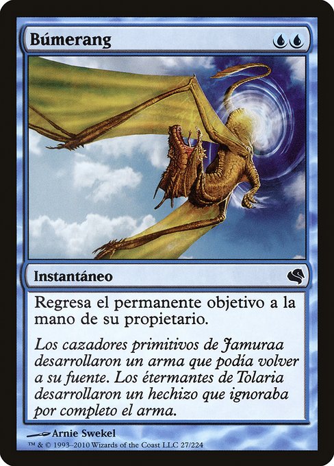 Magic the Gathering Card - Boomerang - MTG Circle