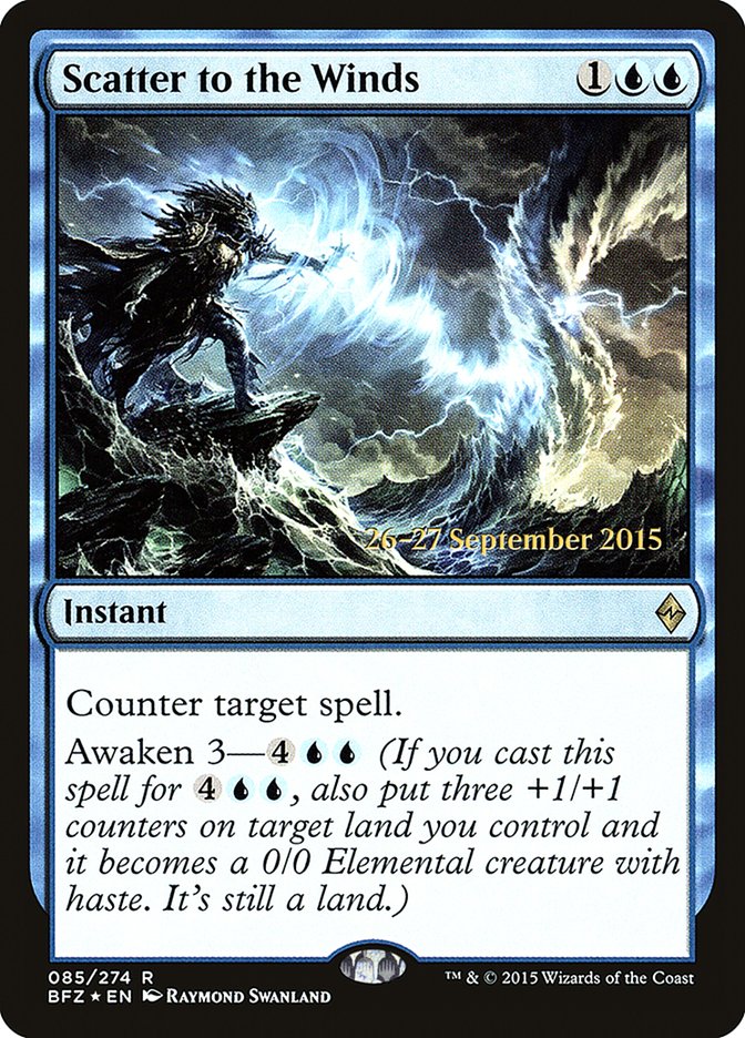 Magic the Gathering Card - Scatter to the Winds - MTG Circle