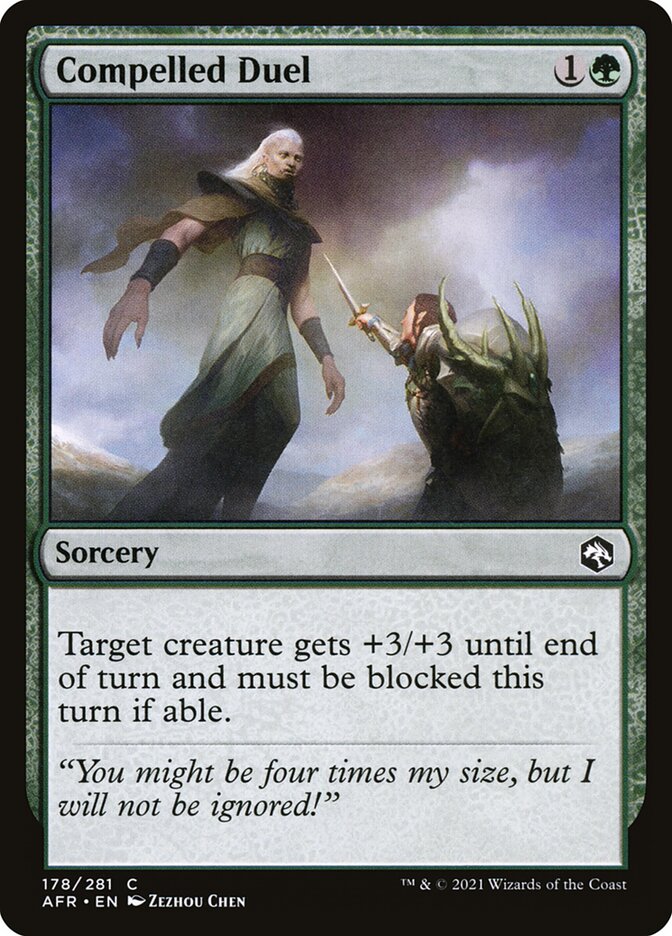 Magic the Gathering Card - Compelled Duel - MTG Circle