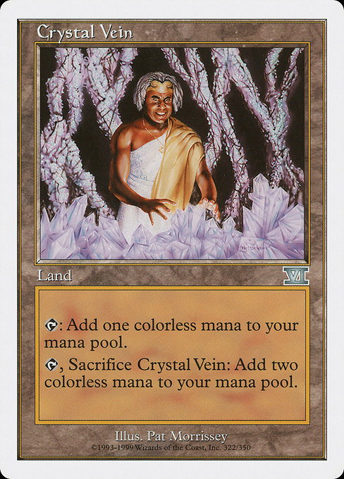 Magic the Gathering Card - Crystal Vein - MTG Circle