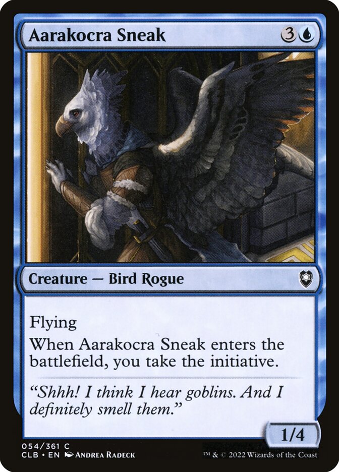 Magic the Gathering Card - Aarakocra Sneak - MTG Circle