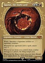 Magic the Gathering Card - Sauron, the Dark Lord - MTG Circle