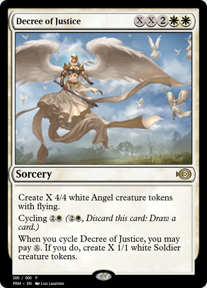 Magic the Gathering Card - Decree of Justice - MTG Circle