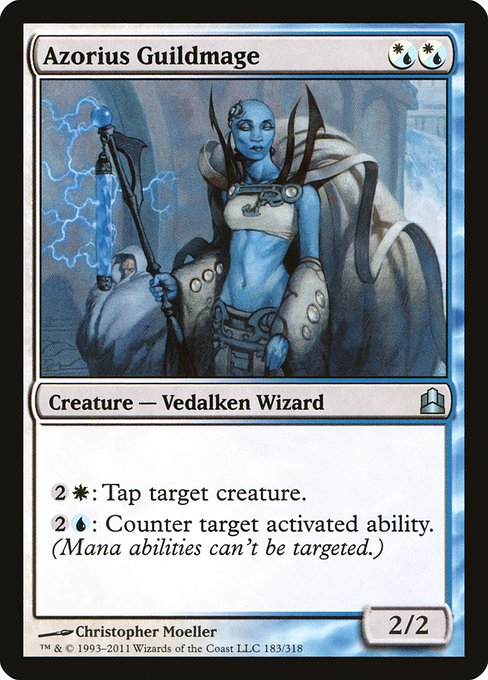 Magic the Gathering Card - Azorius Guildmage - MTG Circle