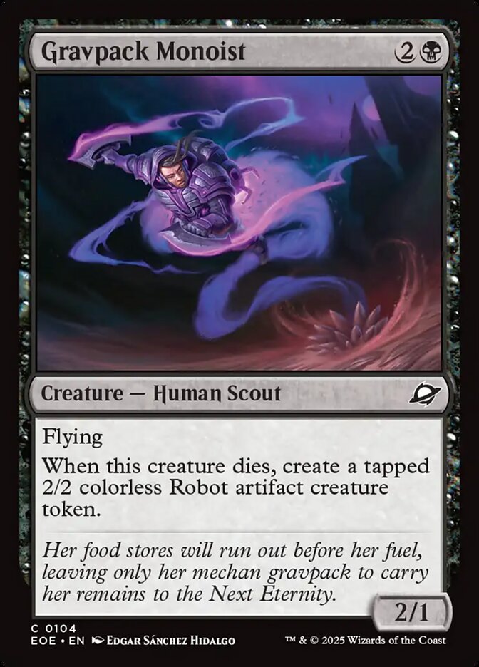 Magic the Gathering Card - Gravpack Monoist - MTG Circle