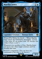 Magic the Gathering Card - Martha Jones - MTG Circle