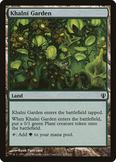Magic the Gathering Card - Khalni Garden - MTG Circle