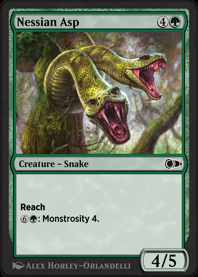 Magic the Gathering Card - Nessian Asp - MTG Circle